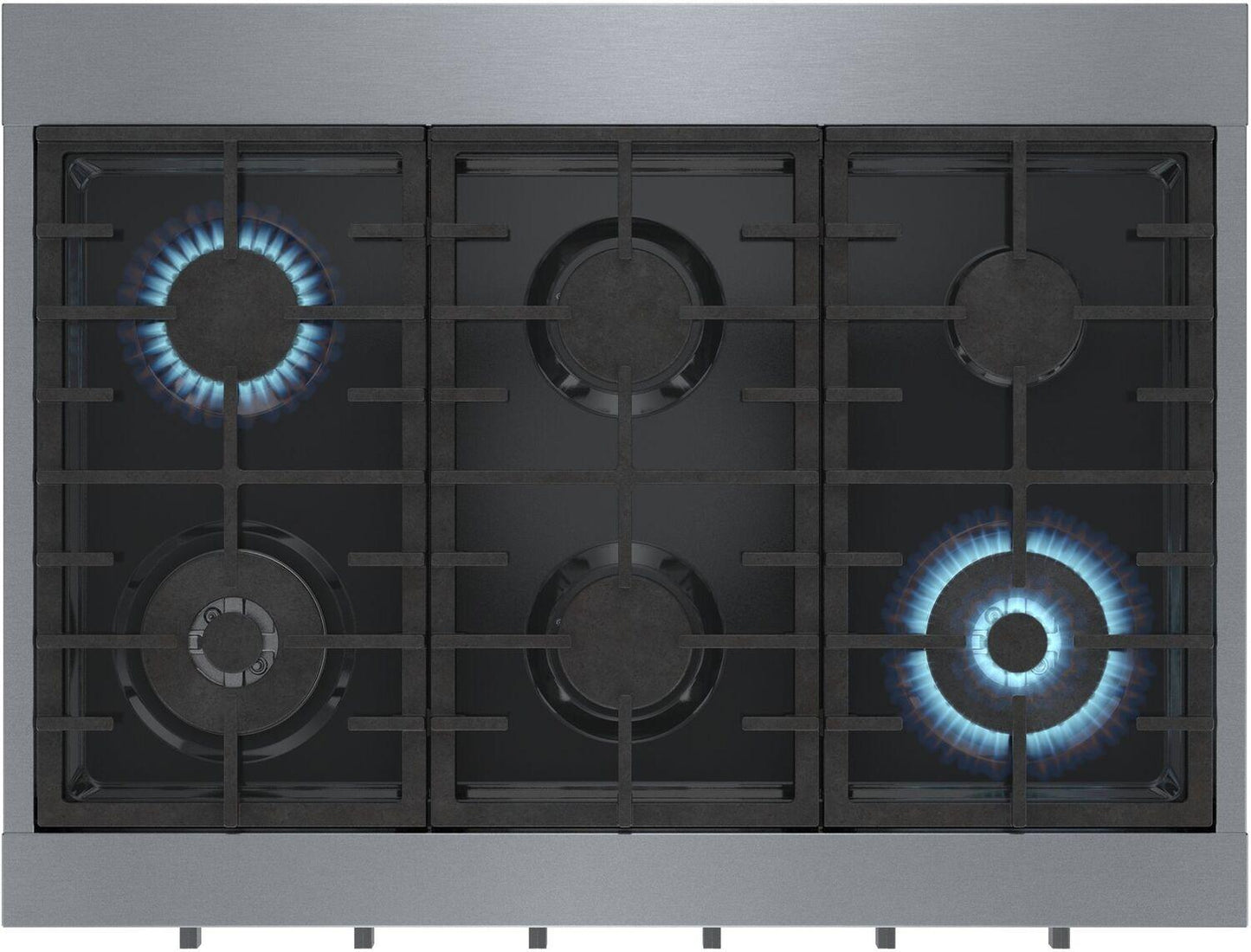 Bosch RGM8658UC 800 Series, Professional Rangetop, 36 ", Stainless steel