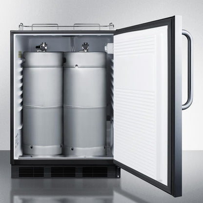 Summit SBC54OSBIADANK 24" Wide Outdoor Kegerator, ADA Compliant