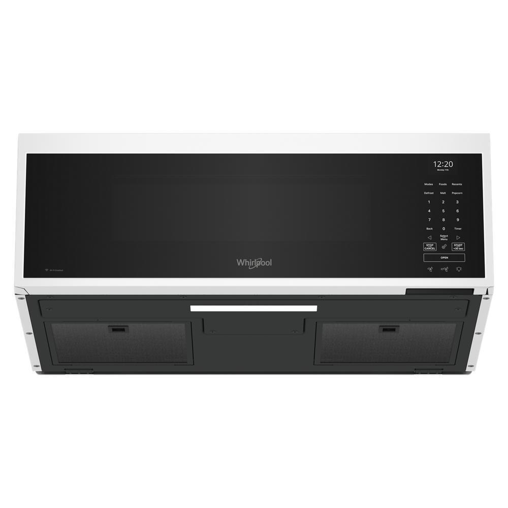 Whirlpool WMML5530RW 1.1 cu. ft. Smart Low Profile Microwave Hood Combination with 450 CRM 4-Speed Venting