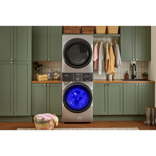 Whirlpool WGF5727TR Smart ENERGY STAR® Front Load Laundry Tower with UV Clean Technology & FreshFlowTM Vent System 4.5 cu. ft. Washer & 7.4 cu. ft. Gas Dryer