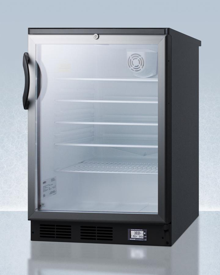 Summit SCR600BGLBINZ 24" Wide Built-in All-refrigerator