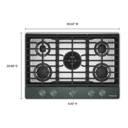 KCGK530SJP KitchenAid® 30 in. Gas Cooktop with 5 Burners and Integrated Wok Grate