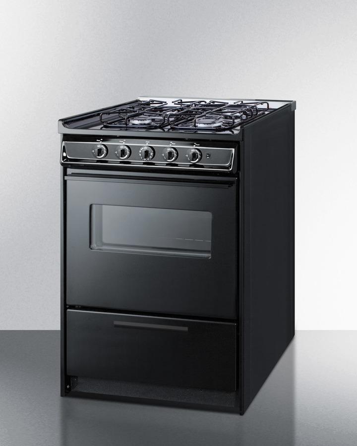 Summit TTM6107CRSW 24" Wide Gas Range