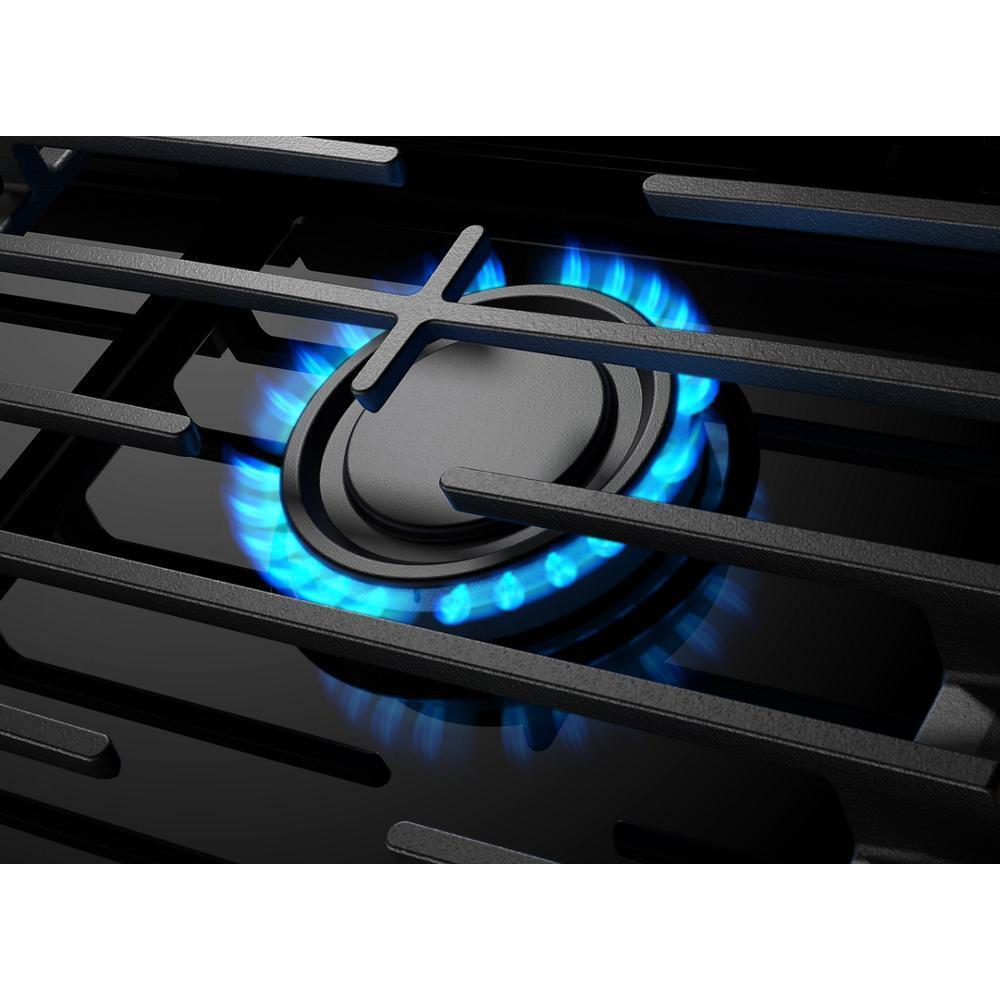 Whirlpool WCGK3030PB 30-inch Gas Cooktop with SpeedHeat™ Burners