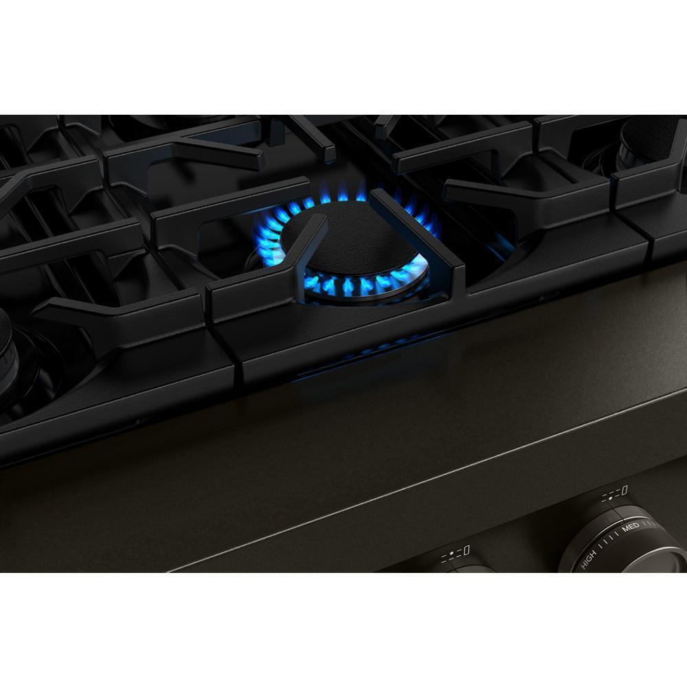 KCGK948TBE KitchenAid® 48-inch 6-Burner Gas Commercial-Style Rangetop with Griddle