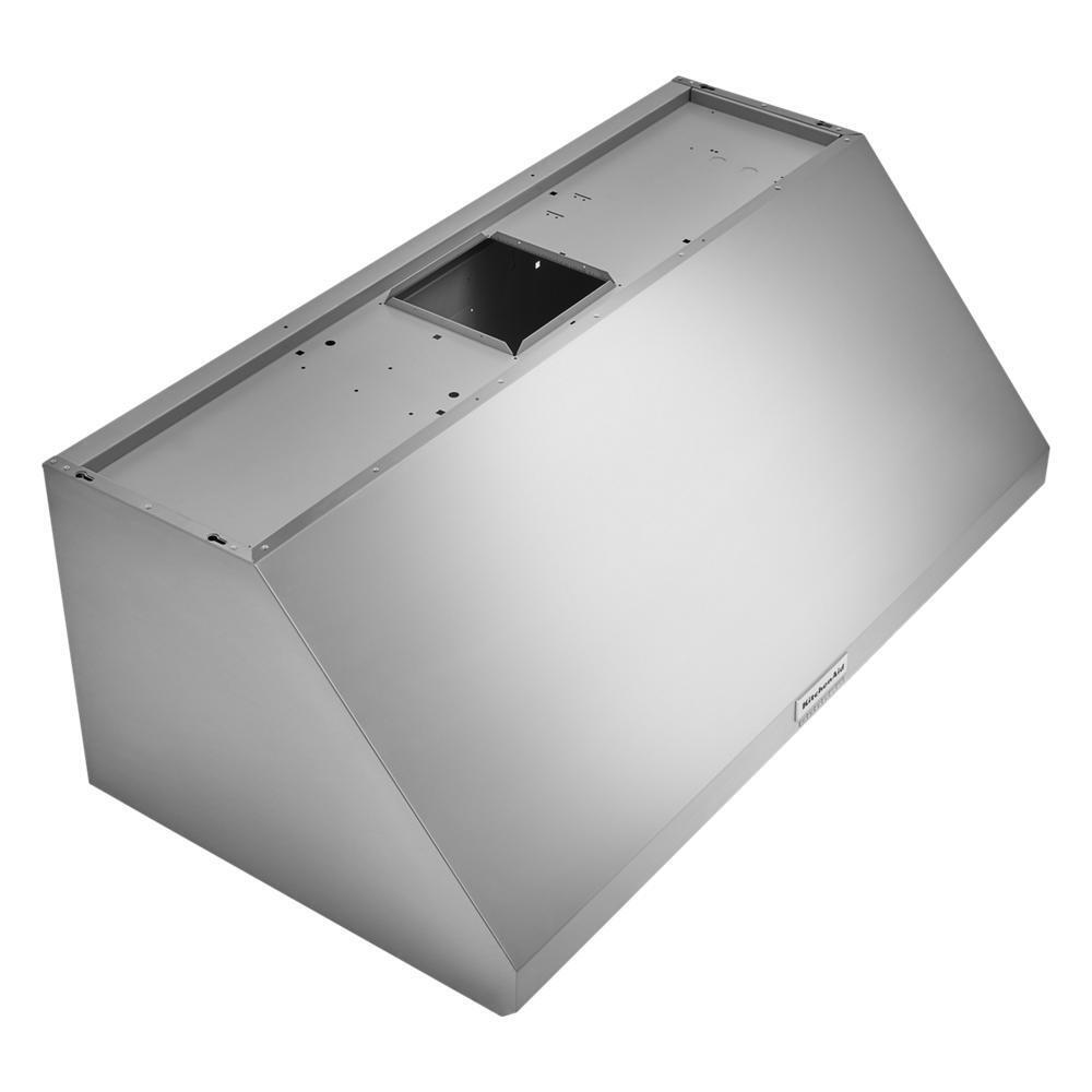 Kitchenaid KVWC908KSS 48'' 585 or 1170 CFM Motor Class Commercial-Style Wall-Mount Canopy Range Hood