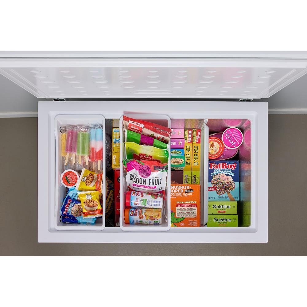 WZCN3511TW Whirlpool® 11 cu. ft. Chest Freezer with 2 Storage Baskets