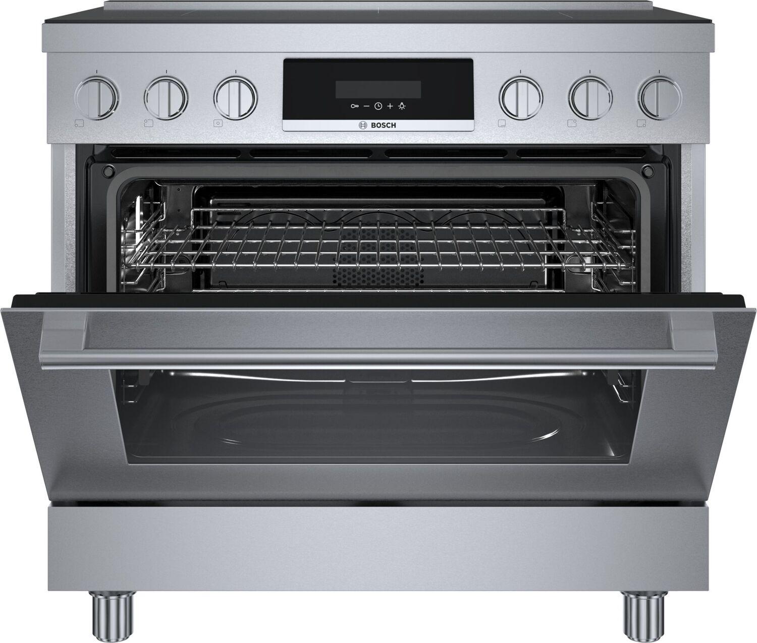 Bosch HIS8655U 800 Series Induction freestanding range 36" Stainless Steel