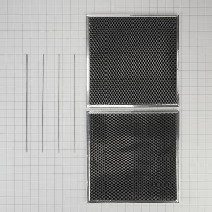 Maytag W11548461 Range Hood Replacement Filter Kit (Includes Two Charcoal Filters and Four Clips)