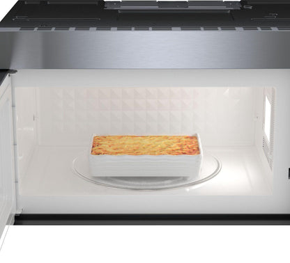Bosch HMV5053U 500 Series, Over-The-Range Microwave, 30'', Door Hinge: left, Stainless steel