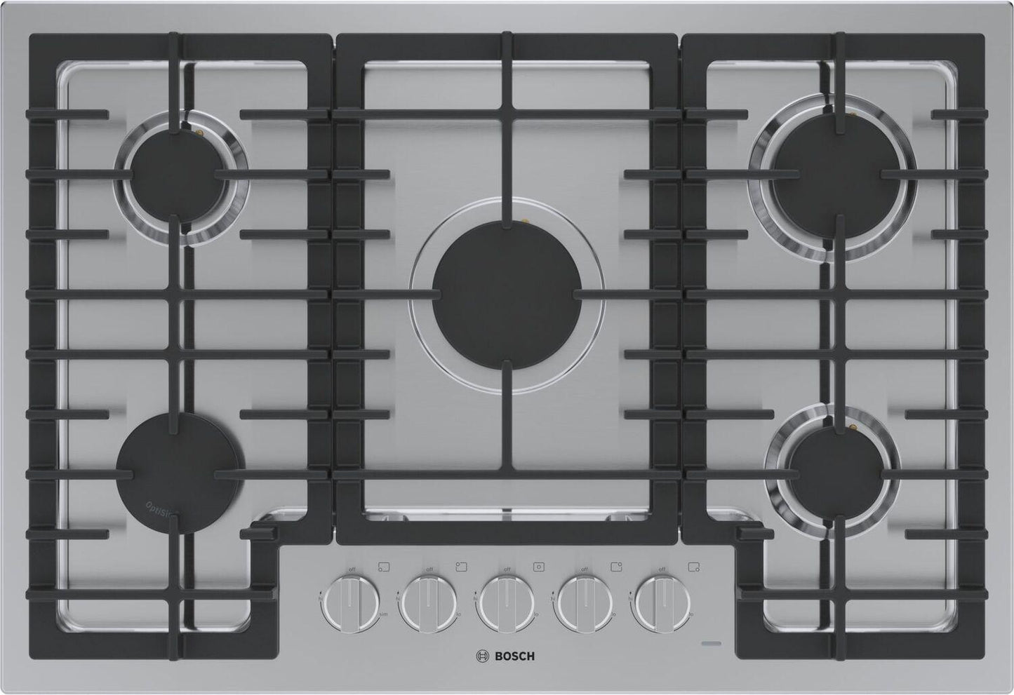 Bosch NGM5059UC 500 Series, Gas hob, 30'', Stainless steel