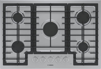 Bosch NGM5059UC 500 Series, Gas hob, 30'', Stainless steel