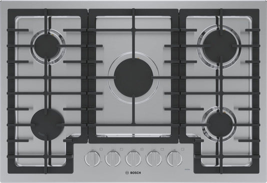 Bosch NGM5059UC 500 Series, Gas hob, 30'', Stainless steel