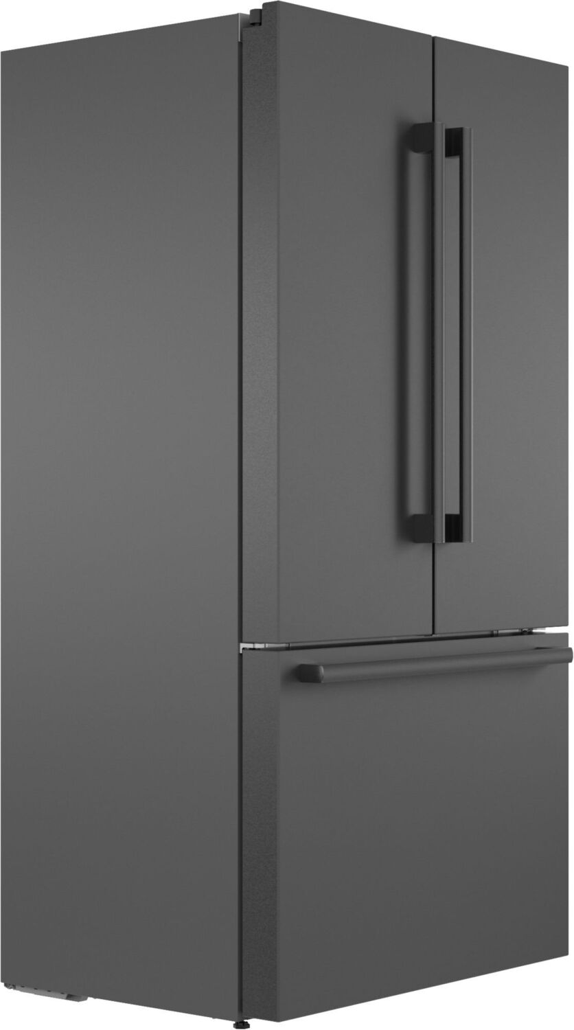Bosch B36CT80SNB 800 Series, French Door Bottom freezer, multi door, 36'', Black inox-antifingerprint