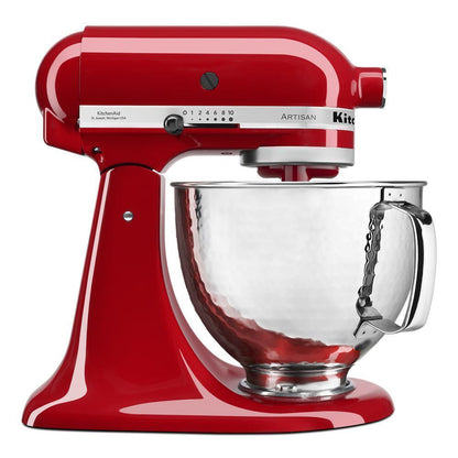 Kitchenaid KSM150PSHER Artisan® Series 5 Quart Tilt-Head Stand Mixer with Hammered Bowl