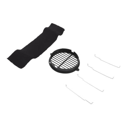 Whirlpool W10356918 30" Range Hood Recirculation Kit with (1) charcoal filter, (1) black vent cover and (4) mounting brackets