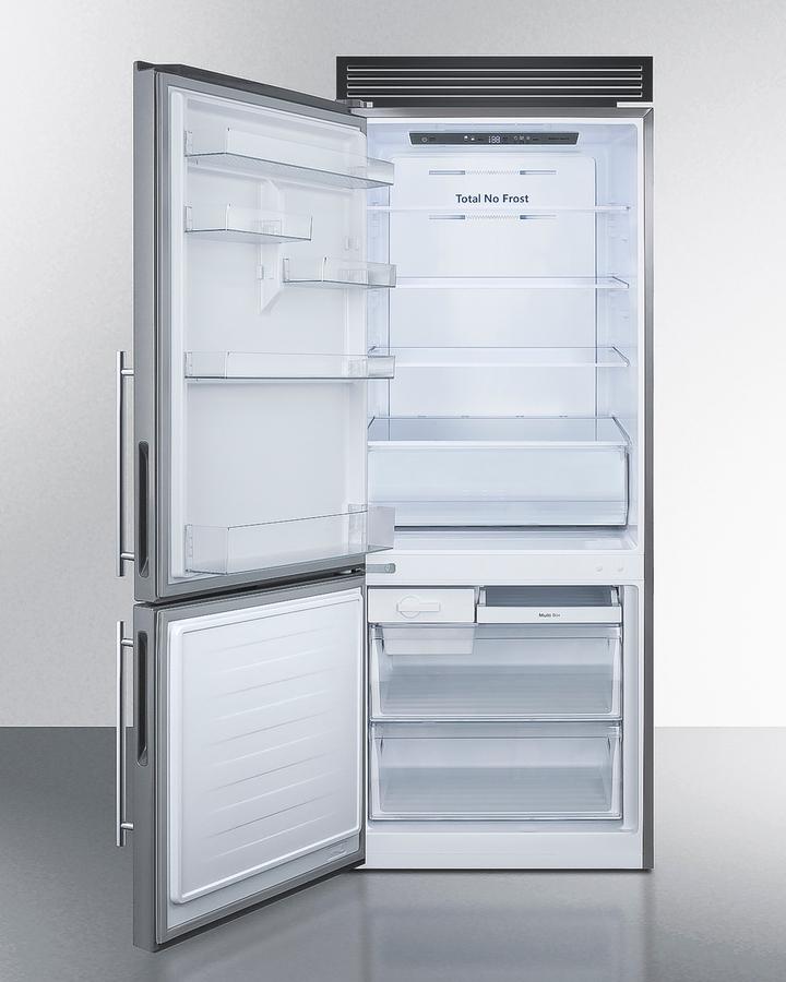 Summit FFBF279SSXH72LHD 28" Wide Bottom Freezer Refrigerator