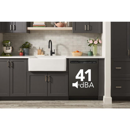 Kitchenaid KDFE304RBS Third Level Jet Rack Dishwasher with 40+ Total Wash Jets, 41 dBA