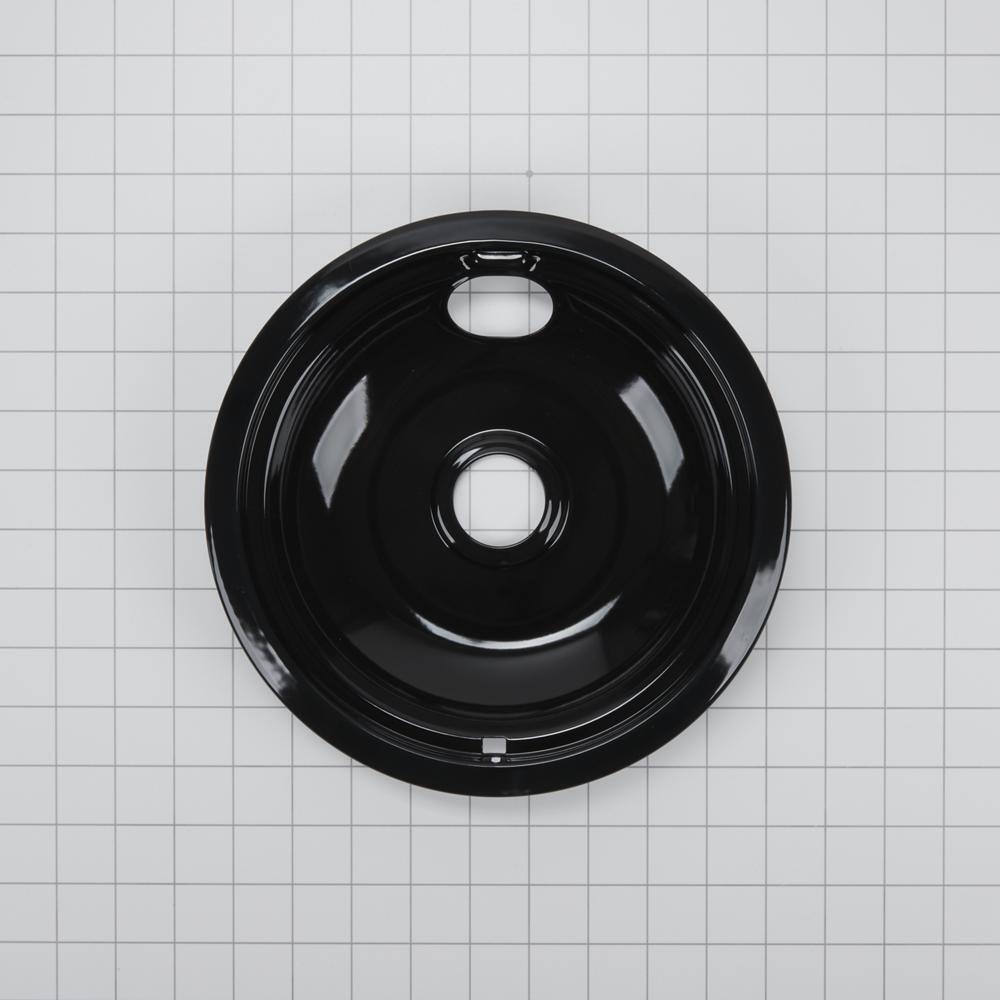 Whirlpool W10290350RW Range Electric/Cooktop 8-IN Round Drip Bowl (Single-Pack) - Black for Non-Hinged, 2-Wire Plug Cooking Elements