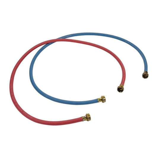Maytag 8212545RP 5' Rubber washer fill hoses rated 1000 PSI with 2 female connections and built-in O-Rings - 2 pack