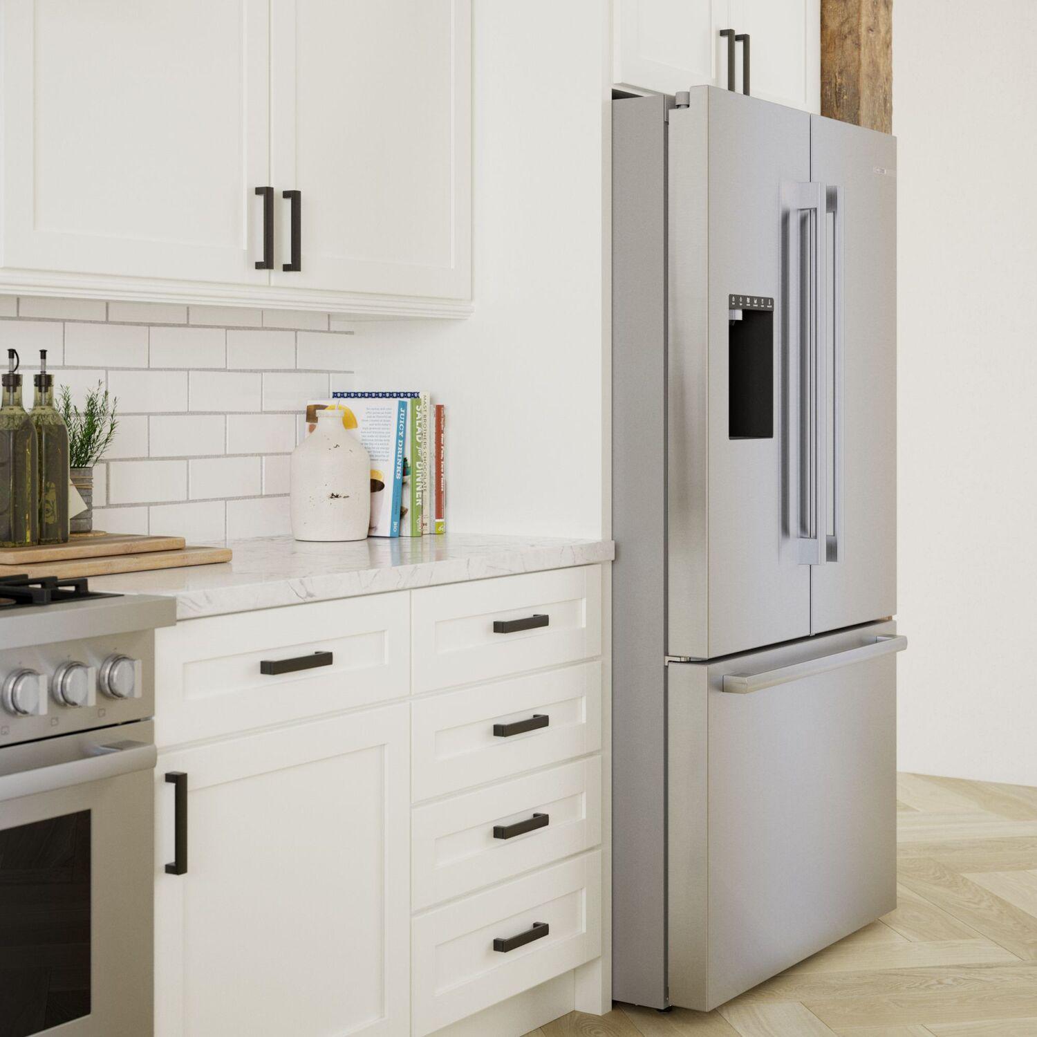 Bosch B36FD50SNS 500 Series French Door Bottom Mount Refrigerator 36" Stainless steel (with anti-fingerprint)