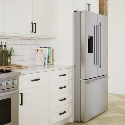 Bosch B36FD50SNS 500 Series French Door Bottom Mount Refrigerator 36" Stainless steel (with anti-fingerprint), Total No Frost