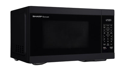 Sharp SMC1161HB 1.1 cu. ft. Black Countertop Microwave Oven