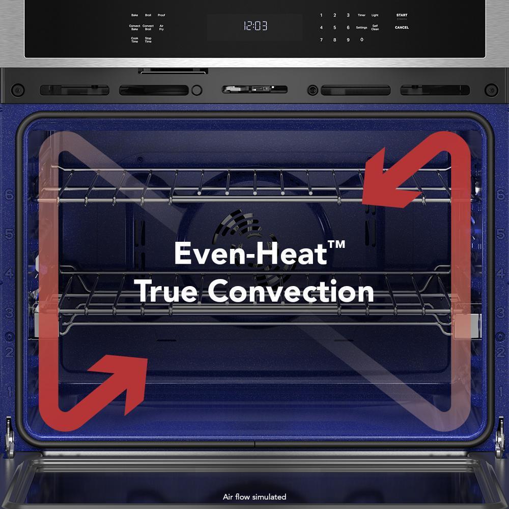 Kitchenaid KOEC527SPS 27-inch Electric Combo Wall Oven with No Preheat Air Fry Mode - PrintShield™ Finish