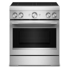 Kitchenaid KFIS930SSS 30-Inch 4-Element Induction Freestanding Commercial-Style Range with Air Fry