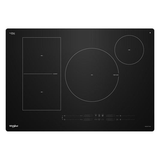 Whirlpool WCIT7530SB 30" Intelligent Induction Cooktop with Temp Cook™ Technology and WipeClean™ Coating