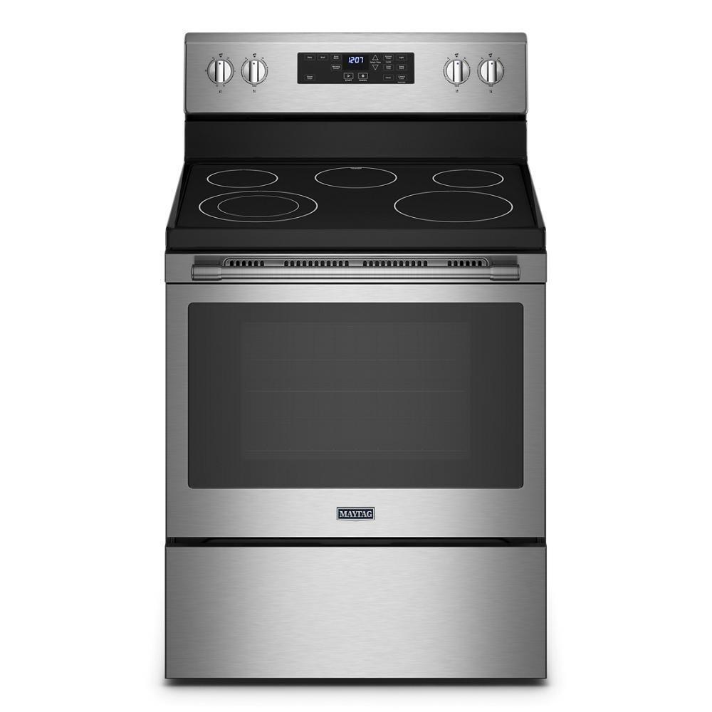 Maytag MER4600LS Electric Range with Steam Clean - 5.3 cu. ft.