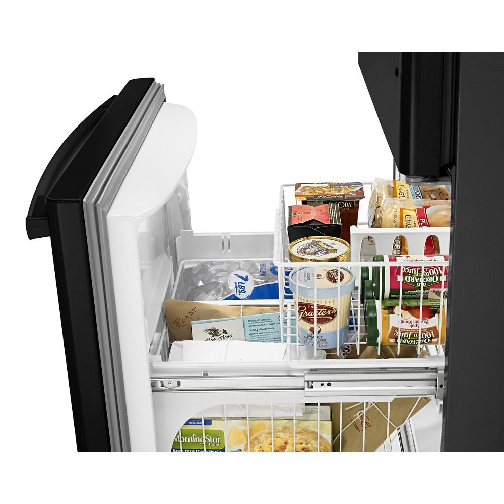 Amana ABB1924BRB 29-inch Wide Bottom-Freezer Refrigerator with EasyFreezer™ Pull-Out Drawer -- 18 cu. ft. Capacity