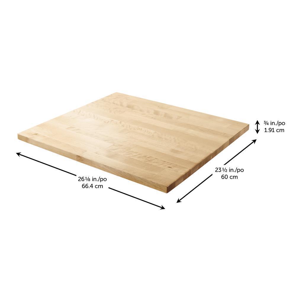 Gladiator GAAC27HWGX 27" Hardwood Top