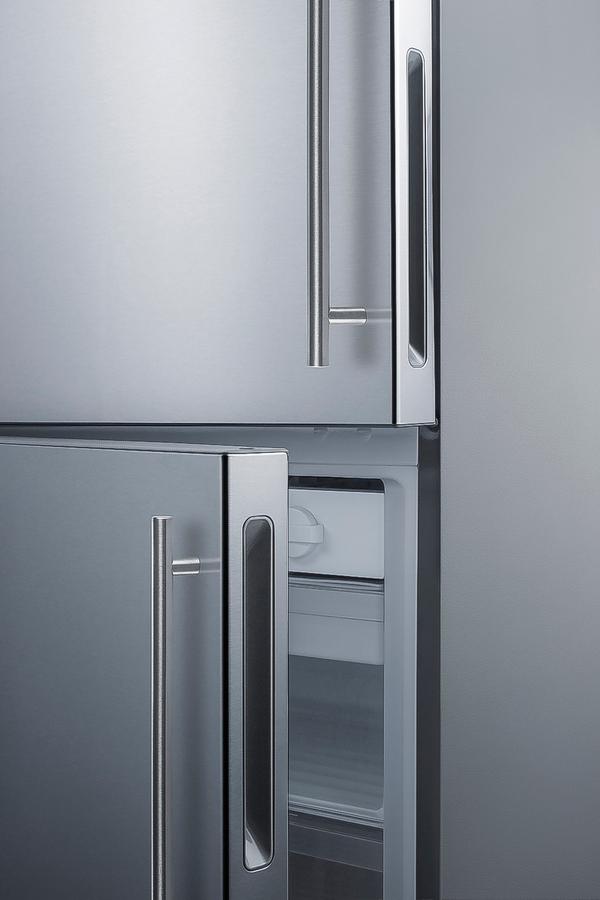 Summit FFBF279SSXH72LHD 28" Wide Bottom Freezer Refrigerator