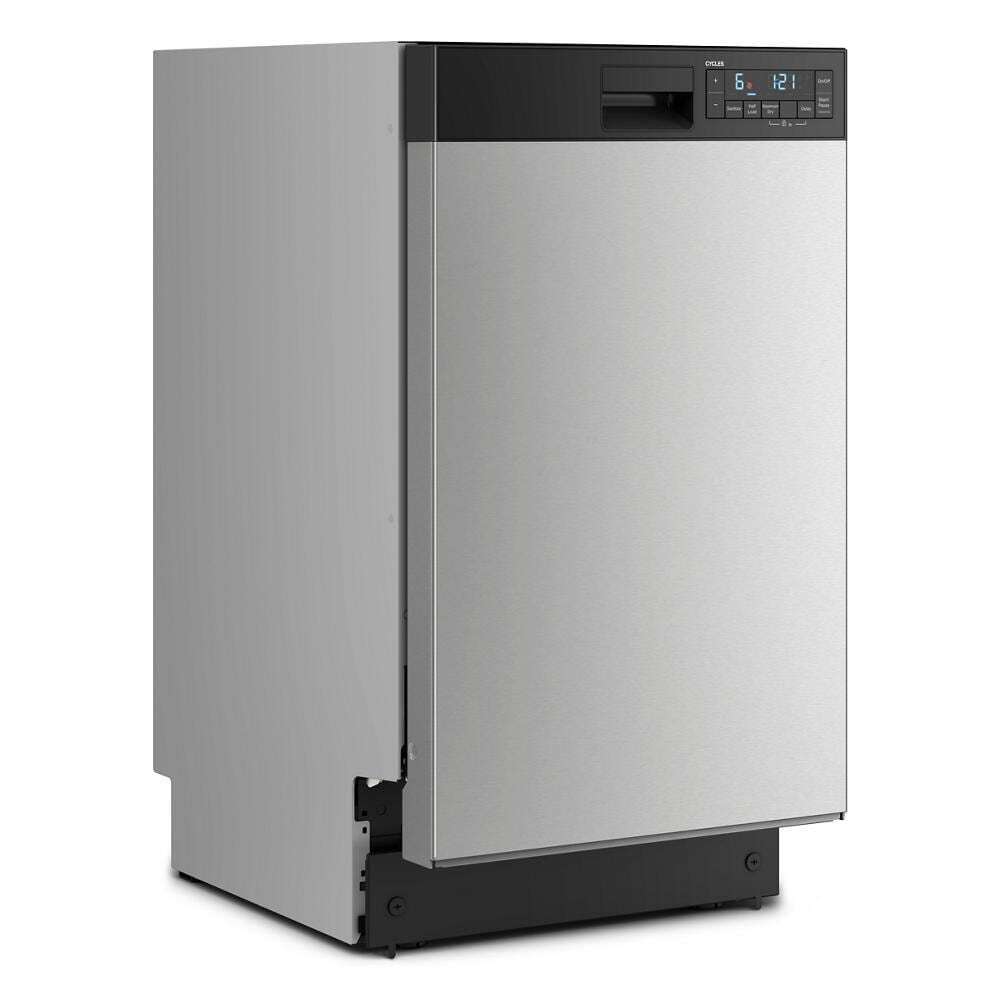 Whirlpool WDFS5118SS 18" Stainless Steel Dishwasher with Half Load Cycle and Triple Spray Arms - 48 dBA