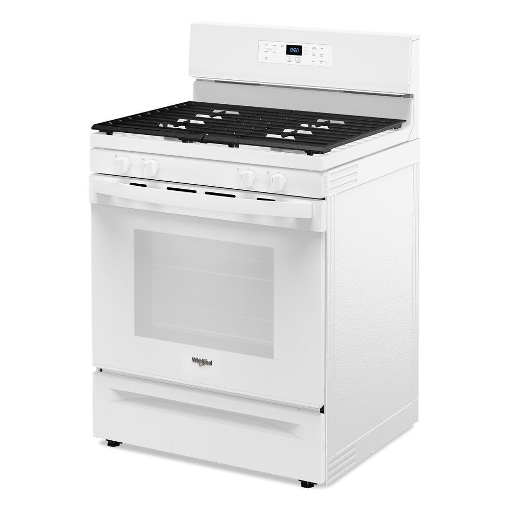 Whirlpool 30-inch Self Clean Gas Range with No Preheat Mode