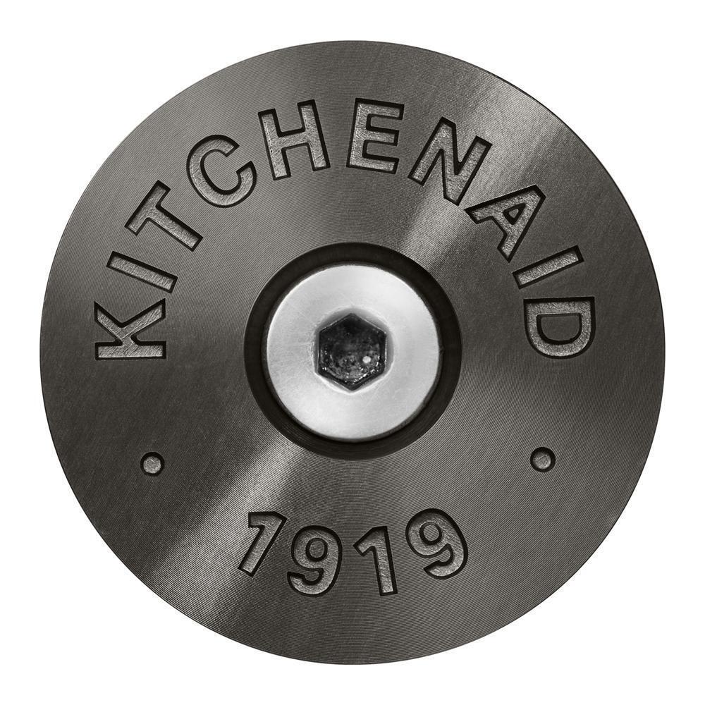 Maytag W11368841BO KitchenAid Commercial-Style Range Handle Medallion Kit - Black (Includes Two Medallions, Screws, and One 1/8-IN Hex Wrench)