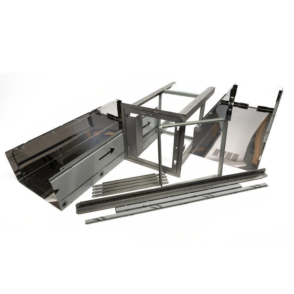 Kitchenaid W11522788 36" Range Hood Chimney Extension Kit, Stainless Steel, compatible model JVI0636LS, for ceilings between 8-7/8' to 10-1/2'