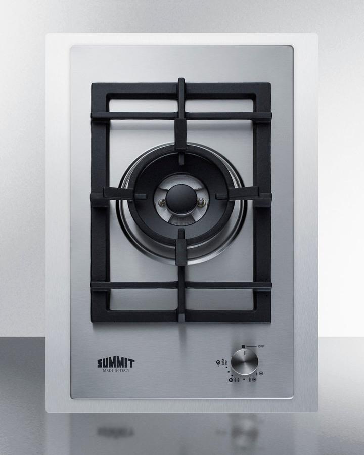 Summit 15" Wide 1-burner Gas Cooktop In Stainless Steel