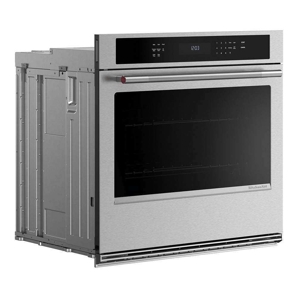 Kitchenaid KOES527SPS 27-inch Electric Single Wall Oven with No Preheat Air Fry Mode - PrintShield™ Finish