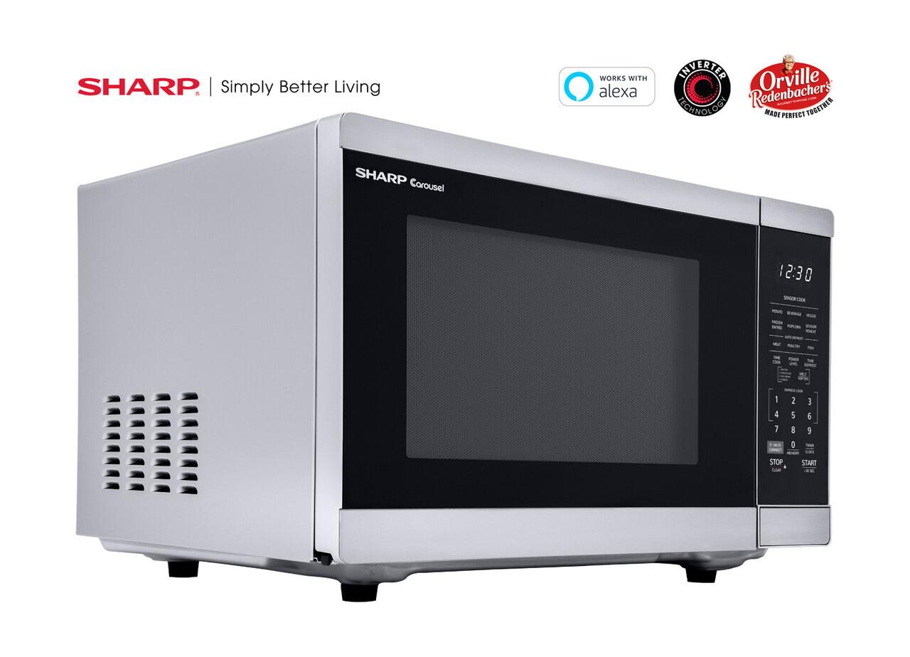 Sharp 1.4 cu. ft. Smart Countertop Microwave Oven