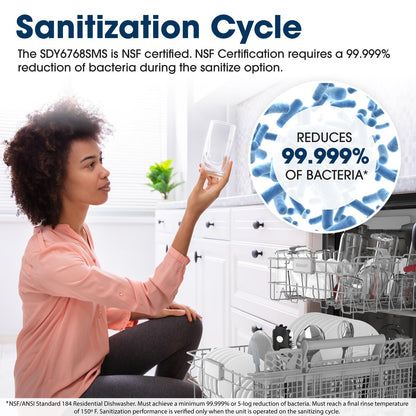 Sharp SDY6768SMS 24 in. Stainless Steel Dishwasher