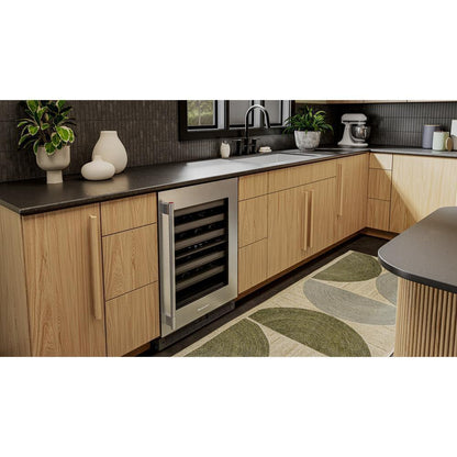 Kitchenaid KUWR324SSB 24" Undercounter Wine Cellar with Full-Extension Metal-Front Racks