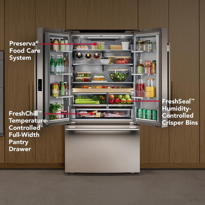 Kitchenaid KRFC336SPS Counter-Depth French Door Refrigerator with Internal Water Dispenser