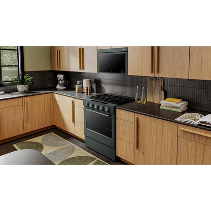 Kitchenaid KSGS530SJP 5.0 Cu. Ft. Smart Slide-in Gas Range with Convection Cooking Modes and 2-in-1 Burner