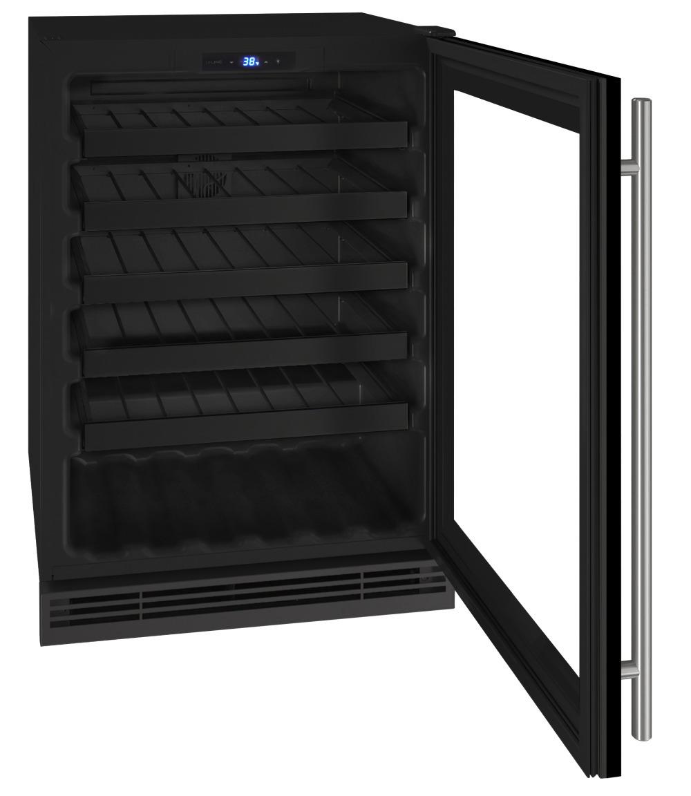 U-Line UHWC124BG01A Hwc124 24" Wine Refrigerator With Black Frame Finish (115 V/60 Hz)