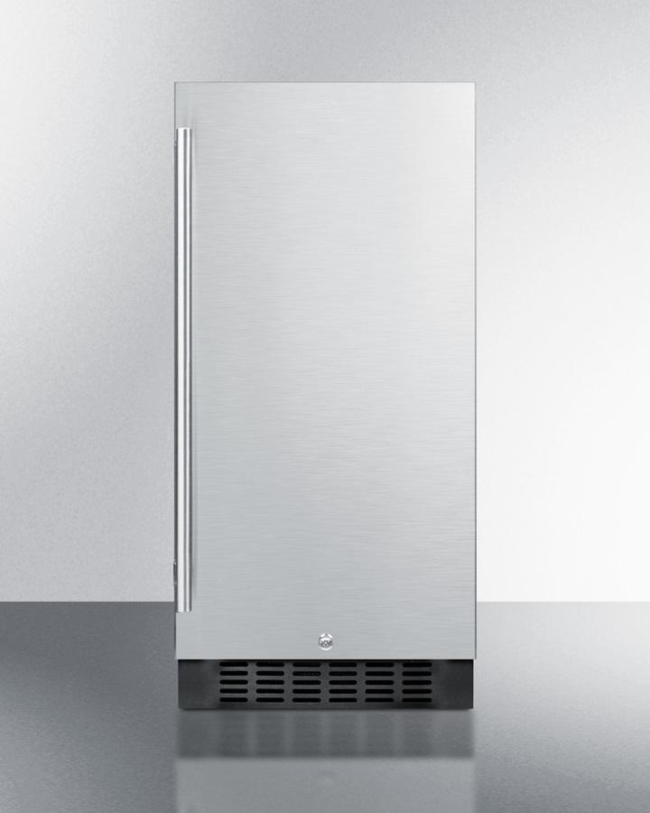 Summit ALR15BSS 15" Wide Built-in All-refrigerator, ADA Compliant