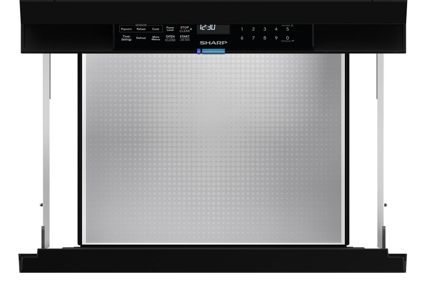 SMD2479MB Sharp 24 in. 1.2 cu. ft. Deco Series Built-In Smart Microwave Drawer™ Oven with Easy Wave Open in Black