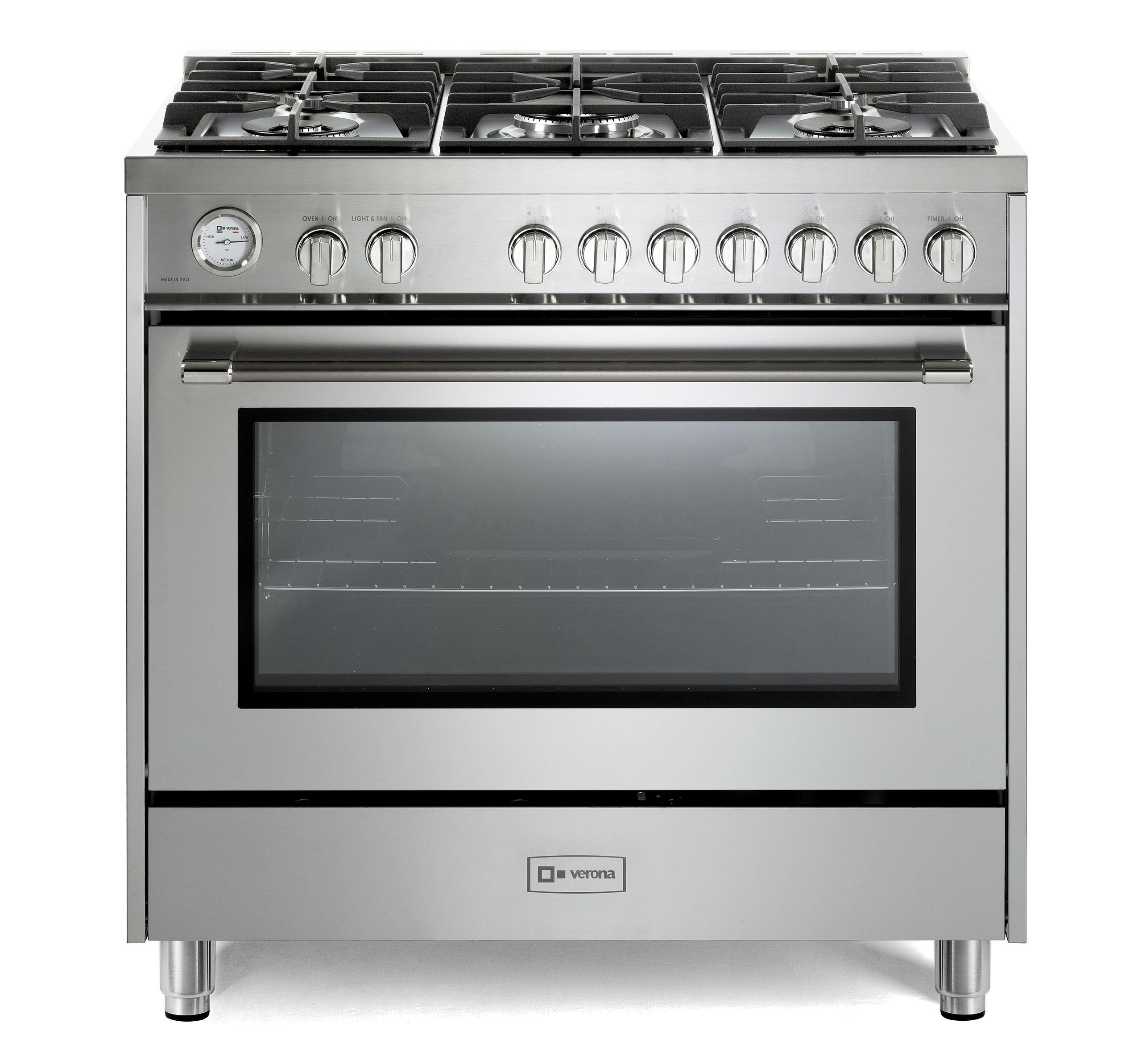 VPRFSGG365SS Verona Prima 36" Gas Range - Stainless Steel