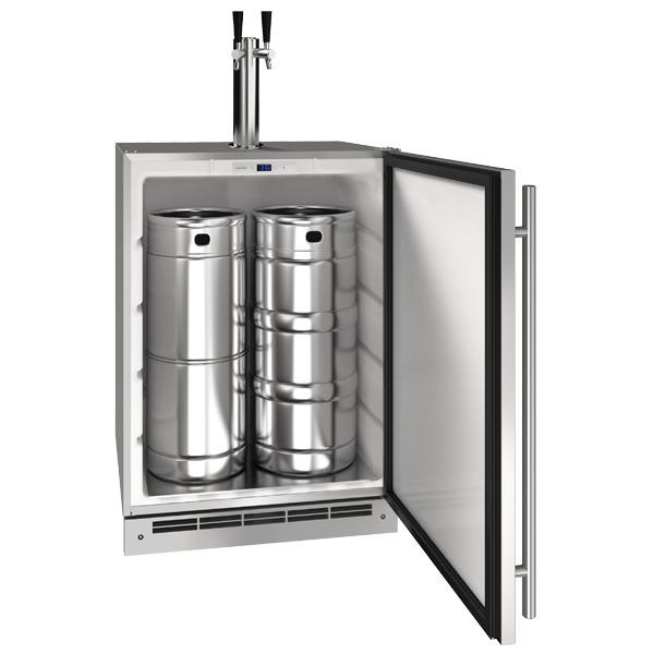 U-Line UOKR124SS01A Okr124 24" Keg Refrigerator With Stainless Solid Finish (115 V/60 Hz)